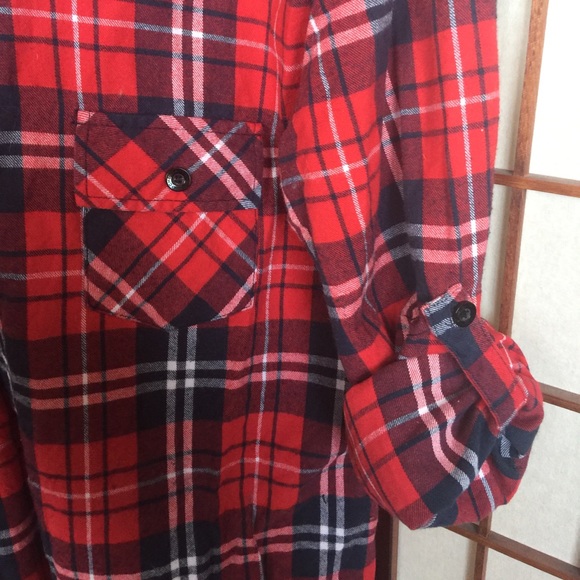 Ochenta Plaid Flannel Buttondown - Picture 2 of 4
